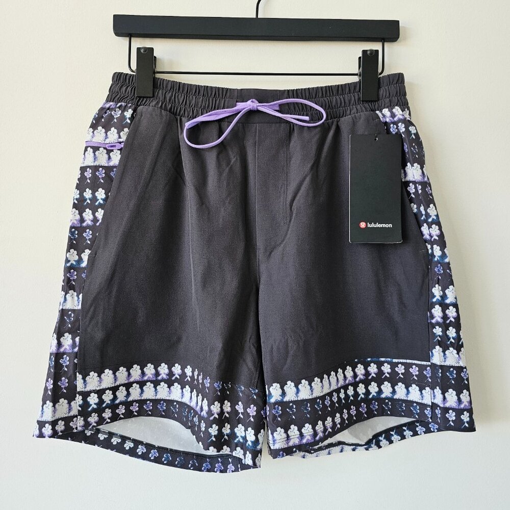 NWT LULULEMON GGRE Dark Grey Pool Short 7" Lined Swim Men's Medium